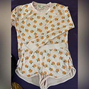 Aerie peach pajama set